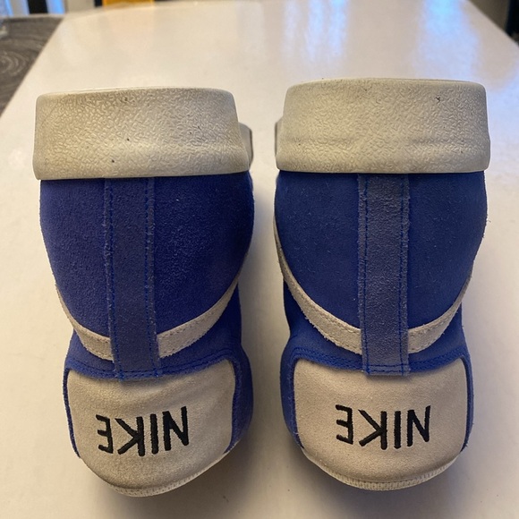 NIKE Blazer Mid’77 Racer Blue Suede Leather Sneakers CZ1088-400 Men’s Size 13 - Picture 6 of 9